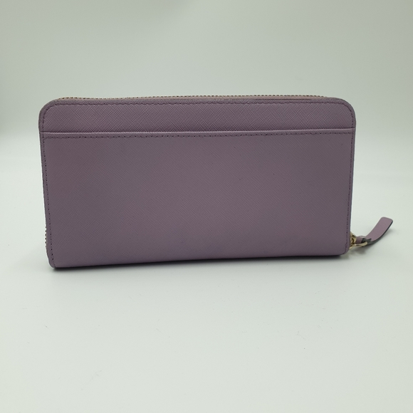 Kate Spade New York Newbury Lane Neda Purple Lilac Leather Wallet - Picture 10 of 16